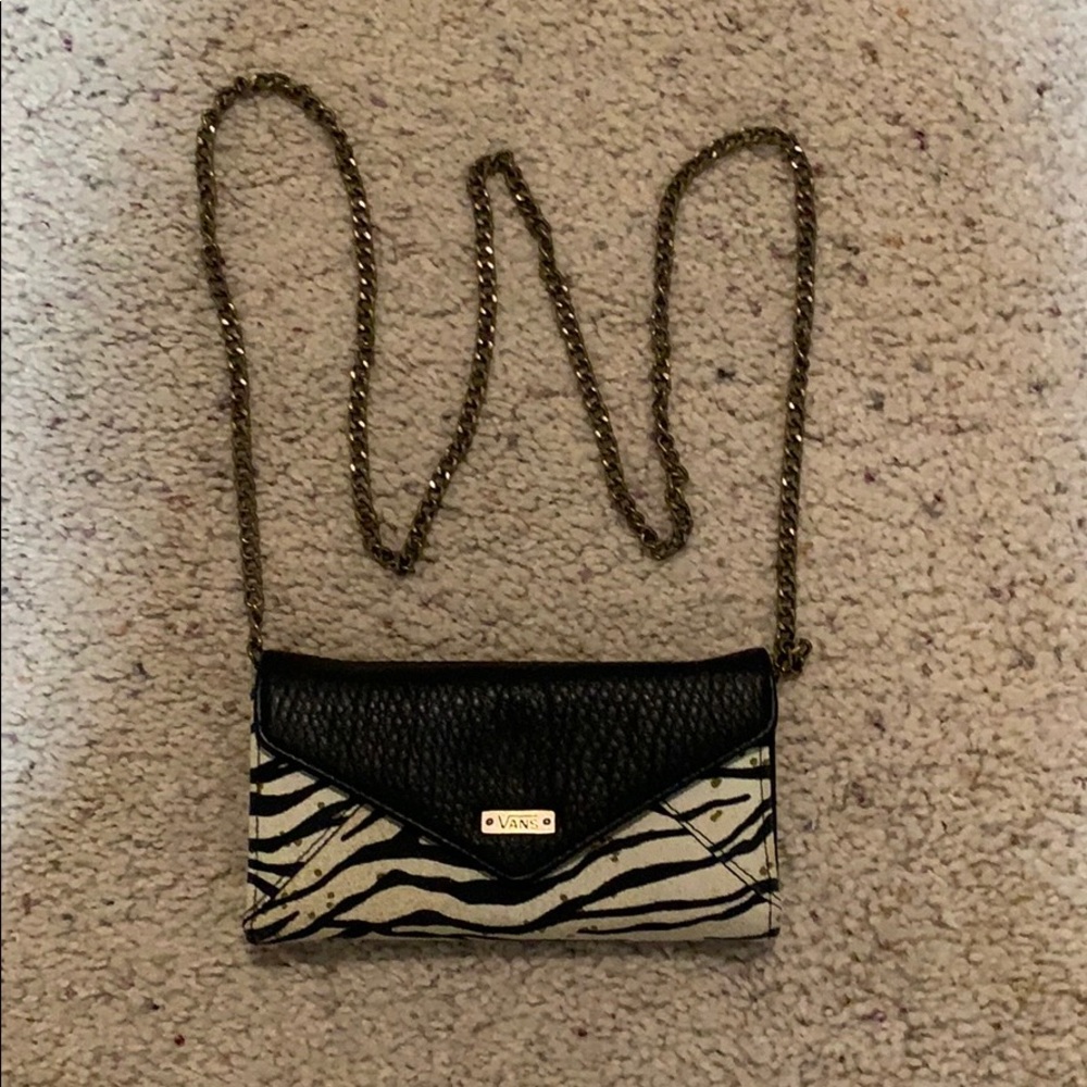 Vans Crossbody Wallet with Chain Strap